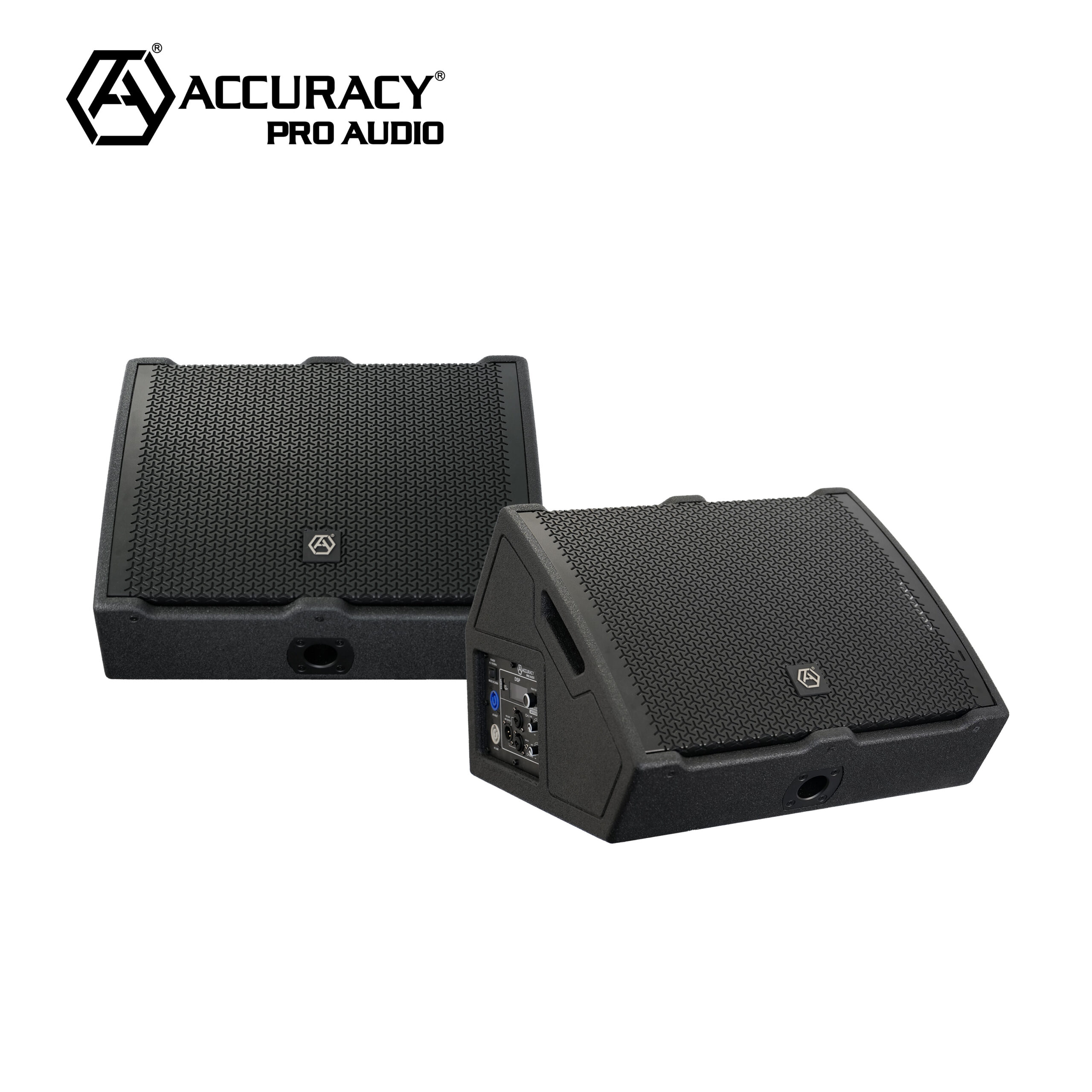 Accuracy Pro Audio KM12D3 Neodymium Wooden Professional Active Speaker 12 Inch Stage Monitor with DSP 4-preset Mode