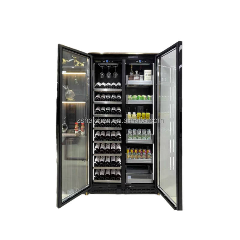 Dual-Zone Temperature Control Premium Wine Fridge Compressor Wine Cooler with Excellent Features